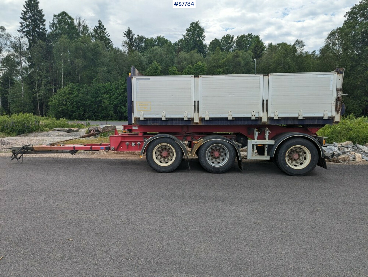 Tipper trailer GEHAB 3-axlat - Kipper aanhangwagen: afbeelding 1 Tipper trailer GEHAB 3-axlat - Kipper aanhangwagen: afbeelding 1