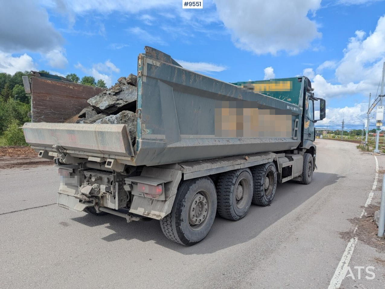 Tipper truck Mercedes Benz Arocs 3253 with Zetterberg flatbed - Kipper vrachtwagen: afbeelding 5 Tipper truck Mercedes Benz Arocs 3253 with Zetterberg flatbed - Kipper vrachtwagen: afbeelding 5