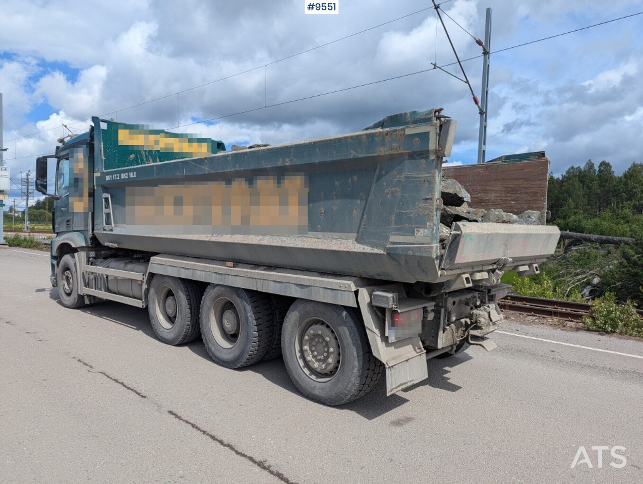 Tipper truck Mercedes Benz Arocs 3253 with Zetterberg flatbed - Kipper vrachtwagen: afbeelding 4 Tipper truck Mercedes Benz Arocs 3253 with Zetterberg flatbed - Kipper vrachtwagen: afbeelding 4