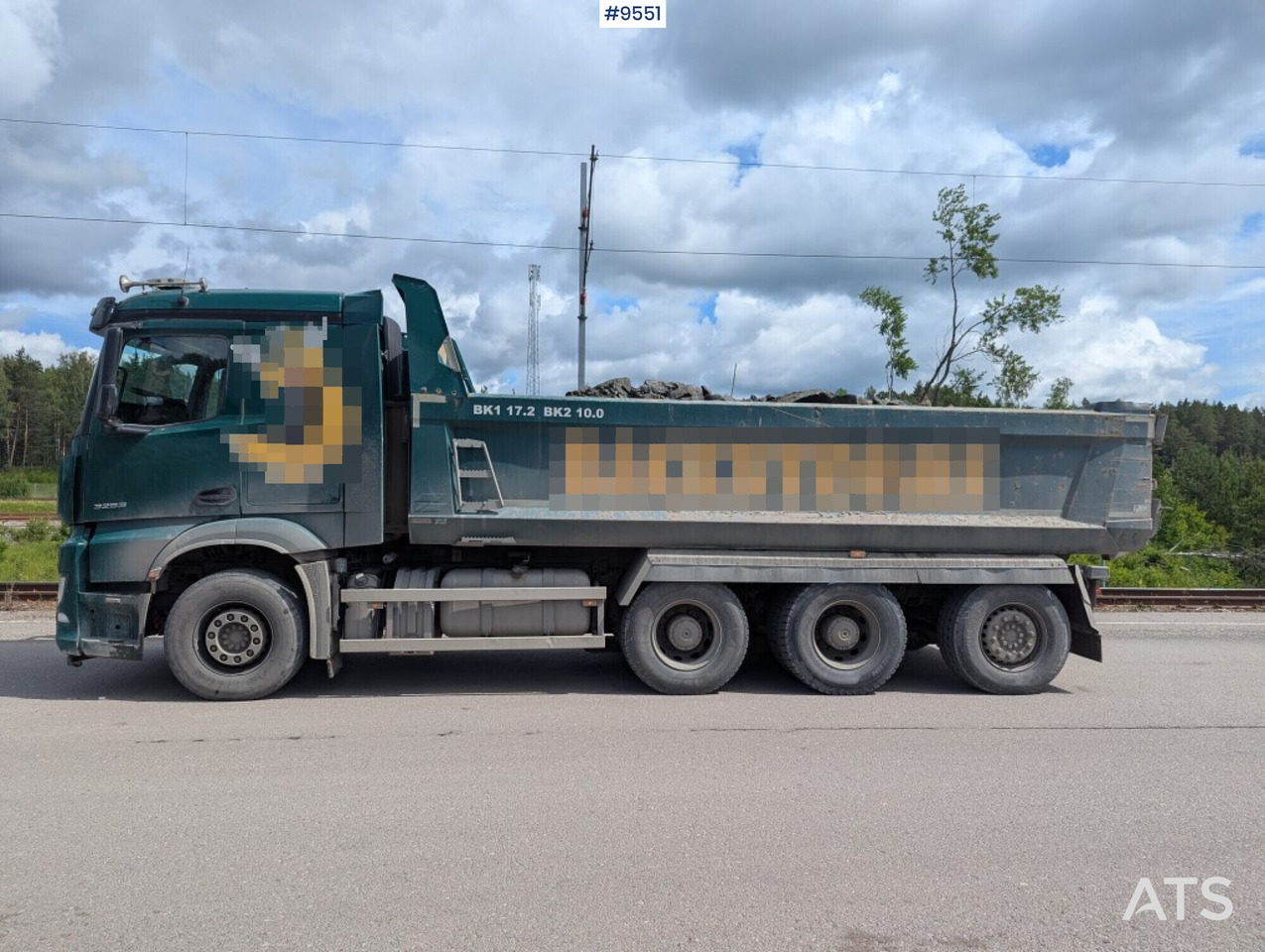Tipper truck Mercedes Benz Arocs 3253 with Zetterberg flatbed - Kipper vrachtwagen: afbeelding 3 Tipper truck Mercedes Benz Arocs 3253 with Zetterberg flatbed - Kipper vrachtwagen: afbeelding 3