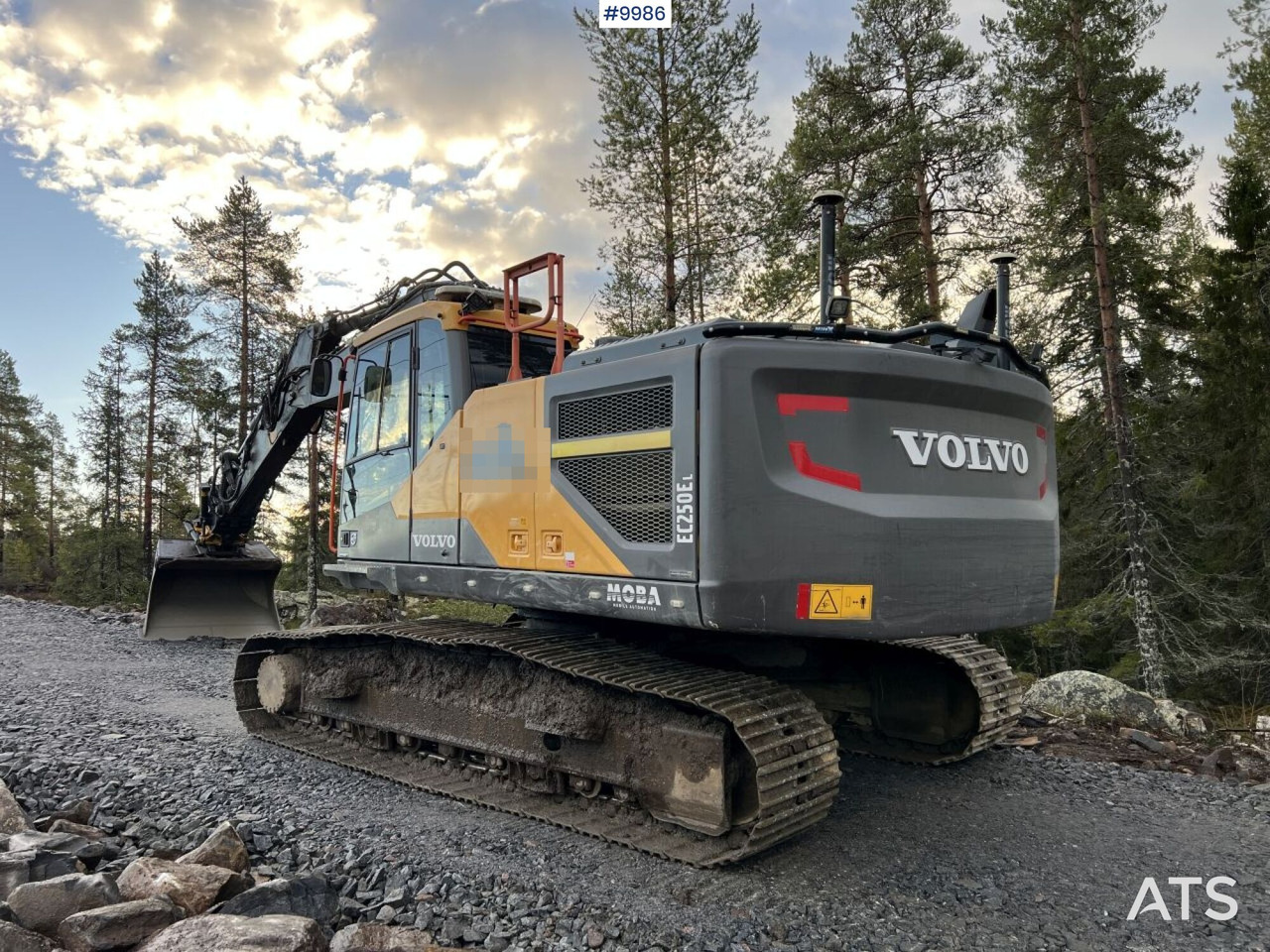 Rupsgraafmachine Volvo EC250EL Excavator with MOBA Excavation System, Rotor, and Bucket: afbeelding 9