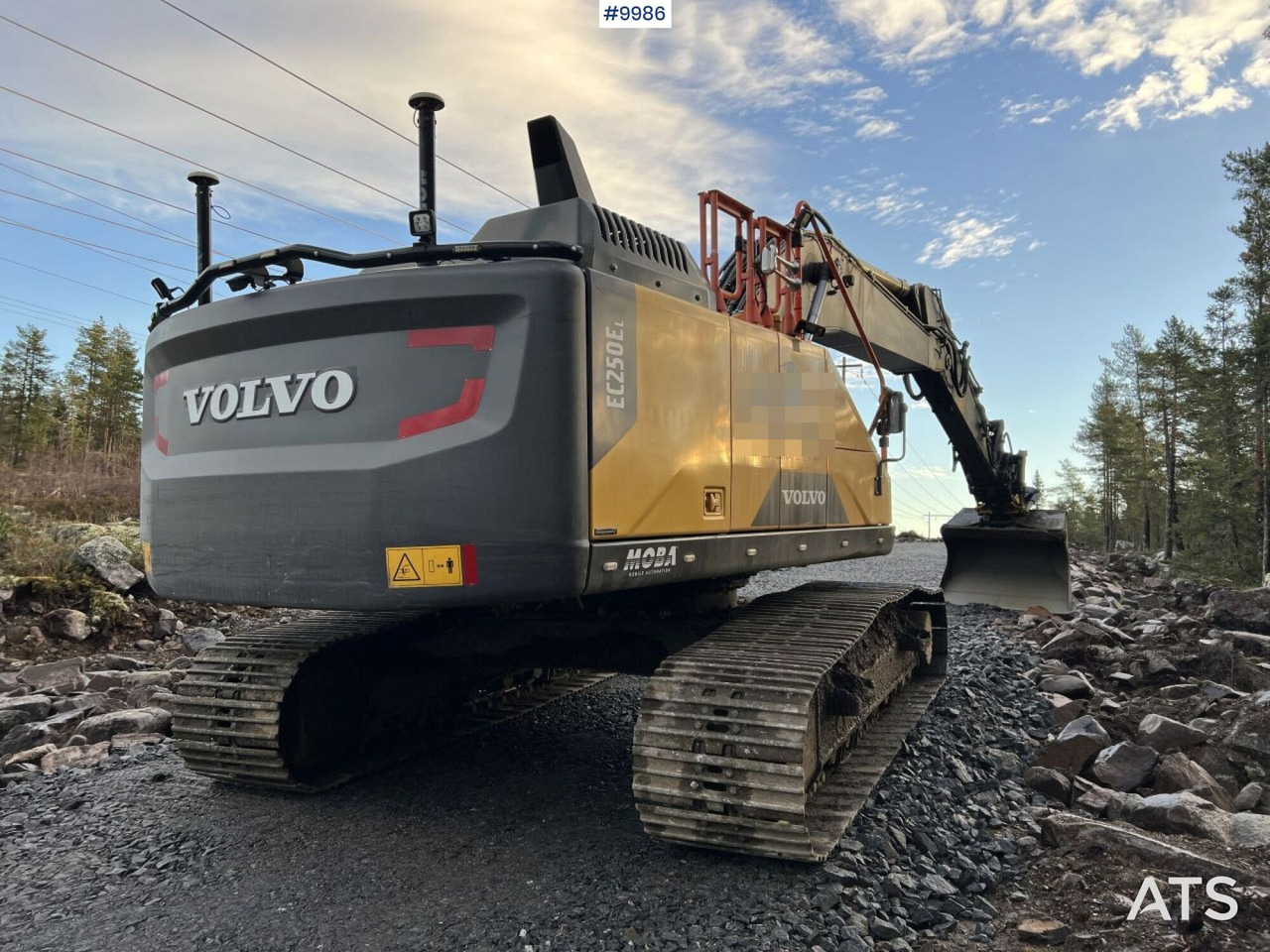 Rupsgraafmachine Volvo EC250EL Excavator with MOBA Excavation System, Rotor, and Bucket: afbeelding 11