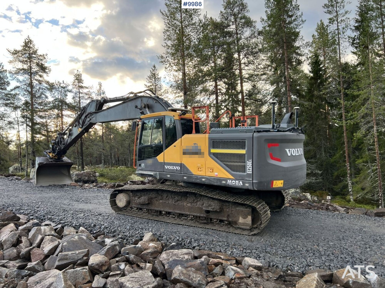 Rupsgraafmachine Volvo EC250EL Excavator with MOBA Excavation System, Rotor, and Bucket: afbeelding 8