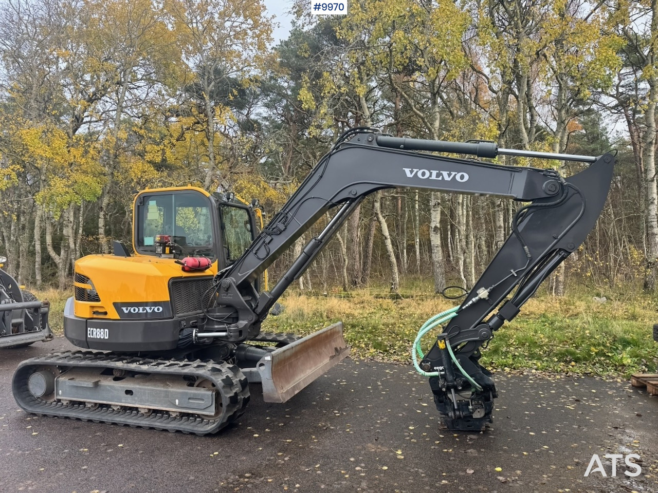 Volvo ECR88D crawler excavator with rotor tilt, 3 buckets, and ripper. 910 hours! - Rupsgraafmachine: afbeelding 1 Volvo ECR88D crawler excavator with rotor tilt, 3 buckets, and ripper. 910 hours! - Rupsgraafmachine: afbeelding 1