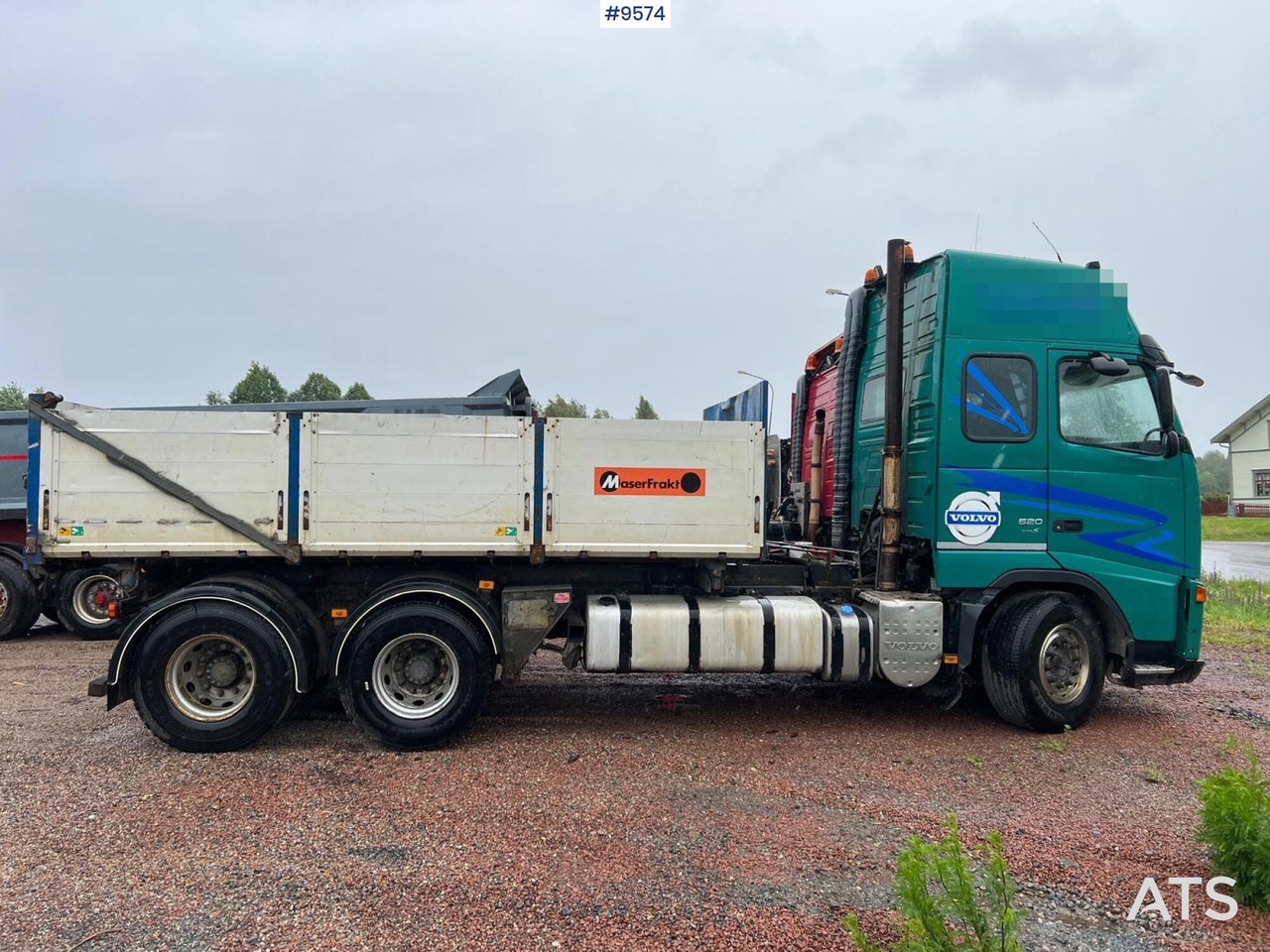 Vrachtwagen met open laadbak Volvo FH 520 6X4 Quick lock with flatbed: afbeelding 10 Vrachtwagen met open laadbak Volvo FH 520 6X4 Quick lock with flatbed: afbeelding 10