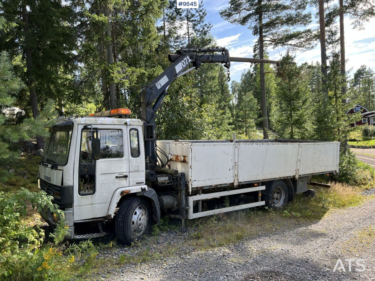 Volvo FL 614 4X2 Crane truck Repair object (VIDEO) - Vrachtwagen met open laadbak, Kraanwagen: afbeelding 3 Volvo FL 614 4X2 Crane truck Repair object (VIDEO) - Vrachtwagen met open laadbak, Kraanwagen: afbeelding 3