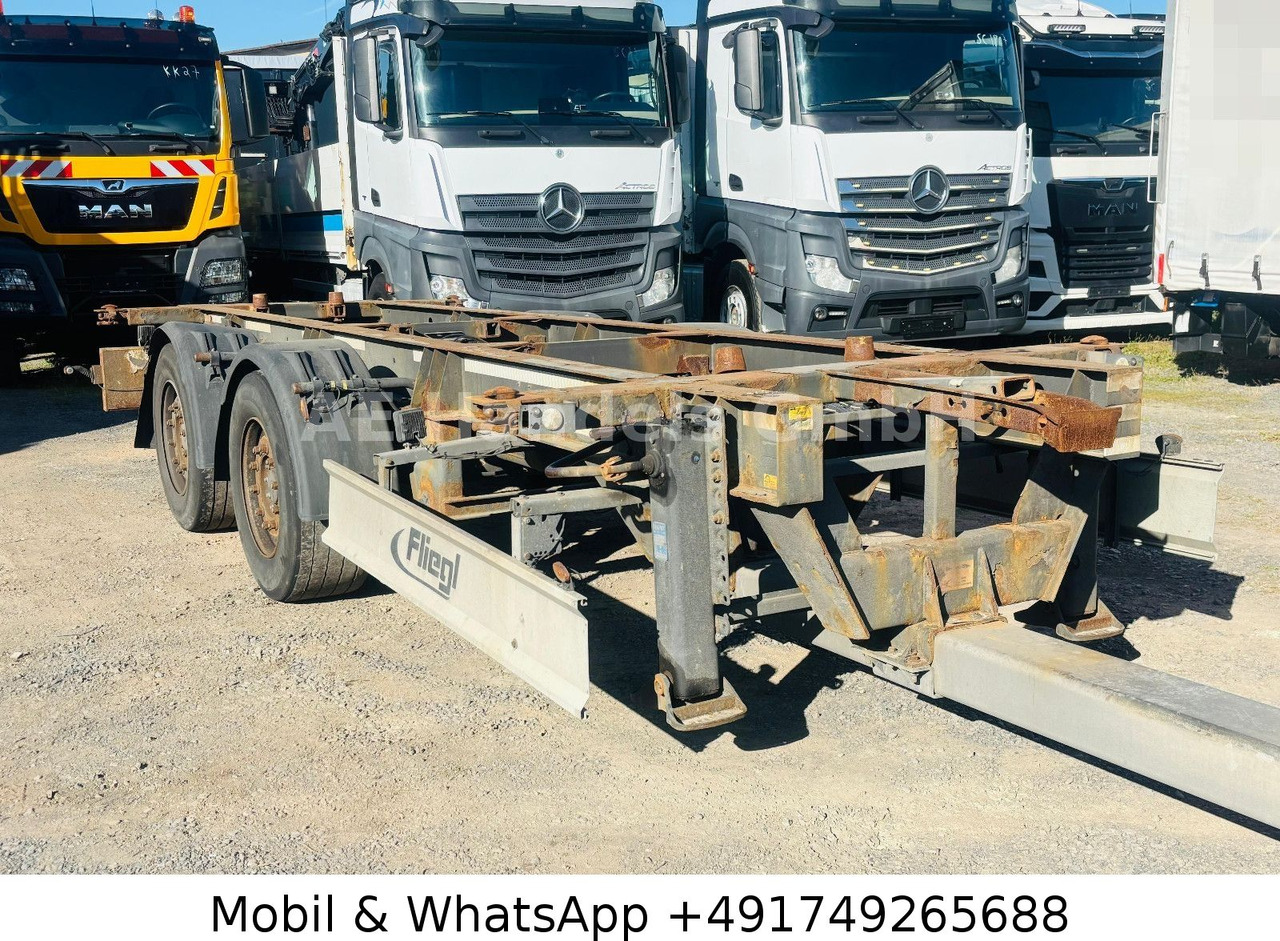 Fliegl TWP 180 Tandem BDF Tiefgekoppelt *Scheibenbremse - Containertransporter/ Wissellaadbak aanhangwagen: afbeelding 1 Fliegl TWP 180 Tandem BDF Tiefgekoppelt *Scheibenbremse - Containertransporter/ Wissellaadbak aanhangwagen: afbeelding 1
