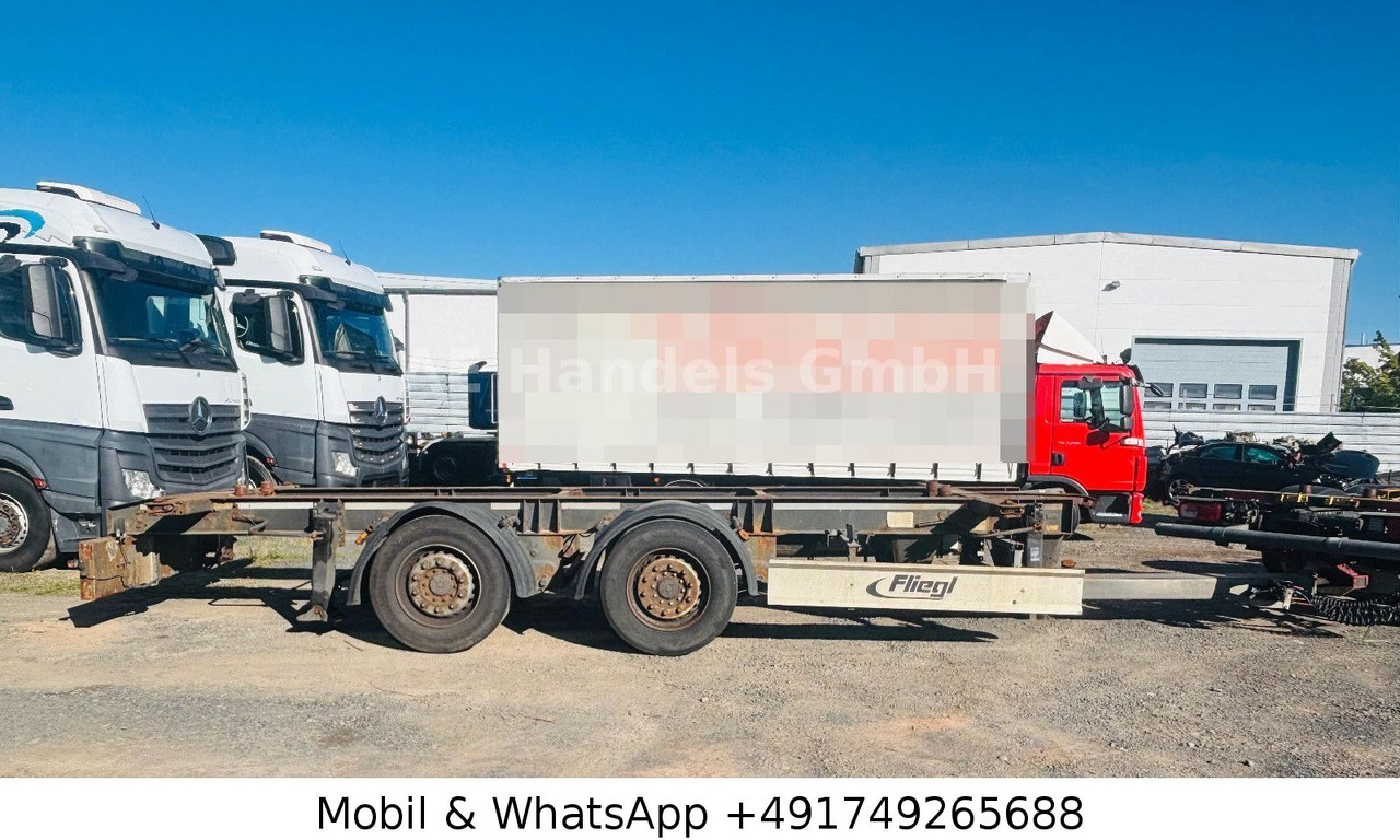 Fliegl TWP 180 Tandem BDF Tiefgekoppelt *Scheibenbremse - Containertransporter/ Wissellaadbak aanhangwagen: afbeelding 2 Fliegl TWP 180 Tandem BDF Tiefgekoppelt *Scheibenbremse - Containertransporter/ Wissellaadbak aanhangwagen: afbeelding 2