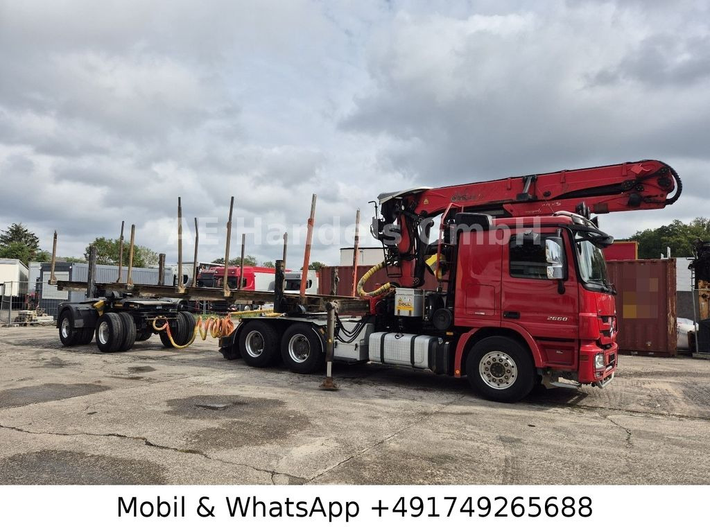 Mercedes-Benz Actros III 2660 L BL 6x4 *Retarder/AP/Palfinger - Houttransport: afbeelding 2 Mercedes-Benz Actros III 2660 L BL 6x4 *Retarder/AP/Palfinger - Houttransport: afbeelding 2