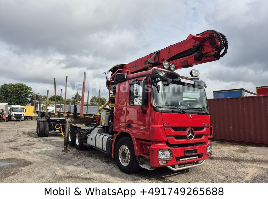 Mercedes-Benz Actros III 2660 L BL 6x4 *Retarder/AP/Palfinger Mercedes-Benz Actros III 2660 L BL 6x4 *Retarder/AP/Palfinger - Houttransport: afbeelding 1 Mercedes-Benz Actros III 2660 L BL 6x4 *Retarder/AP/Palfinger Mercedes-Benz Actros III 2660 L BL 6x4 *Retarder/AP/Palfinger - Houttransport: afbeelding 1