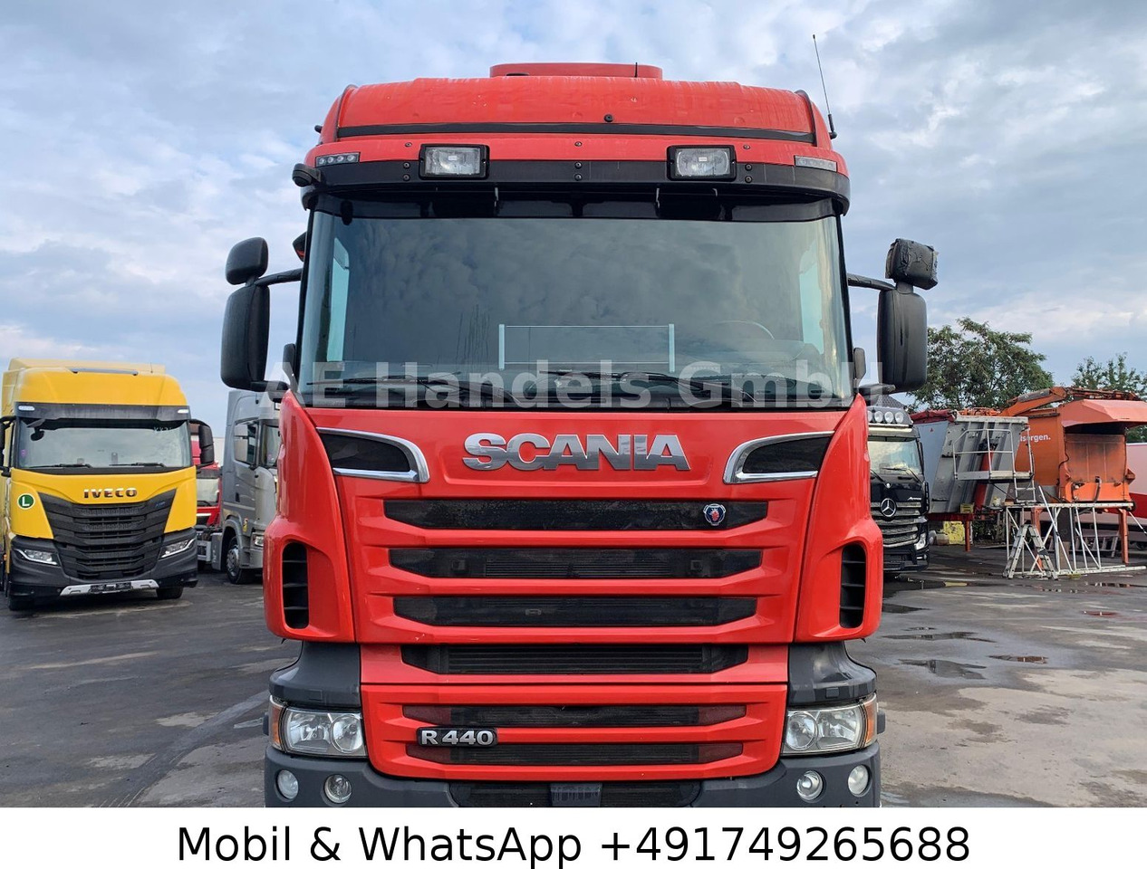 Kipper vrachtwagen Scania R440 BL 6x2 *Retarder/Gebläse/Lenk+Lift: afbeelding 12
