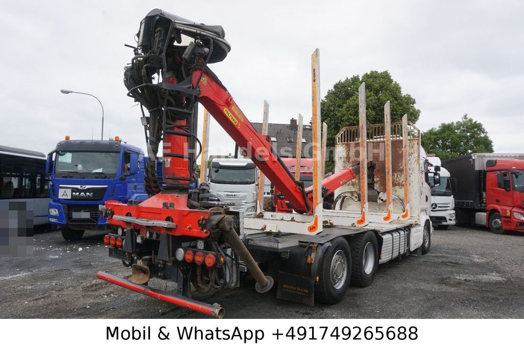 Scania R580 V8 Highline Palfinger-M120L97 *Retarder/ACC - Houttransport, Kraanwagen: afbeelding 4 Scania R580 V8 Highline Palfinger-M120L97 *Retarder/ACC - Houttransport, Kraanwagen: afbeelding 4