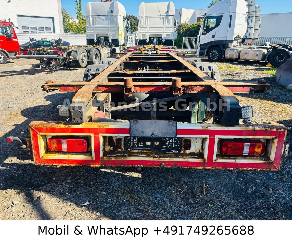 Schmitz Cargobull ZWF 18/L Tandem BDF Tiefgekoppelt*Scheibenbremse - Chassis aanhangwagen: afbeelding 4 Schmitz Cargobull ZWF 18/L Tandem BDF Tiefgekoppelt*Scheibenbremse - Chassis aanhangwagen: afbeelding 4