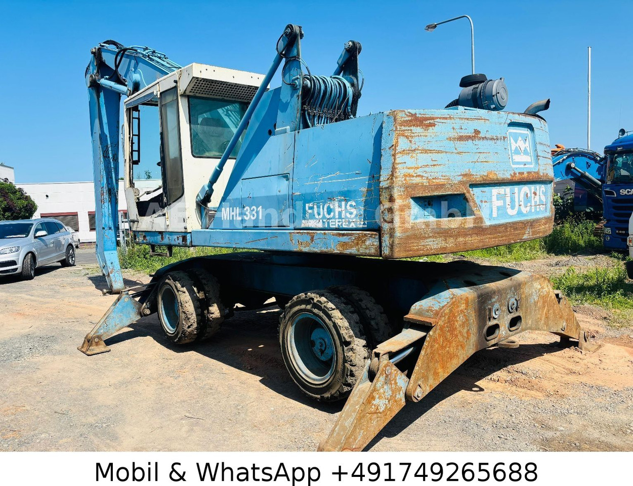 Terex MHL 331 Umschlagbagger - Mobiele graafmachine: afbeelding 5 Terex MHL 331 Umschlagbagger - Mobiele graafmachine: afbeelding 5