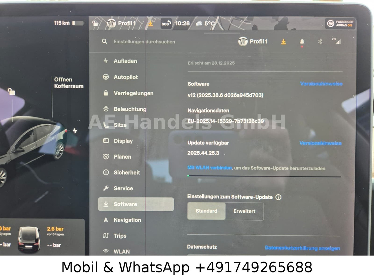Sedan Tesla Model 3 Long Range Dual Motor AWD *8-Fachbereift: afbeelding 25 Sedan Tesla Model 3 Long Range Dual Motor AWD *8-Fachbereift: afbeelding 25