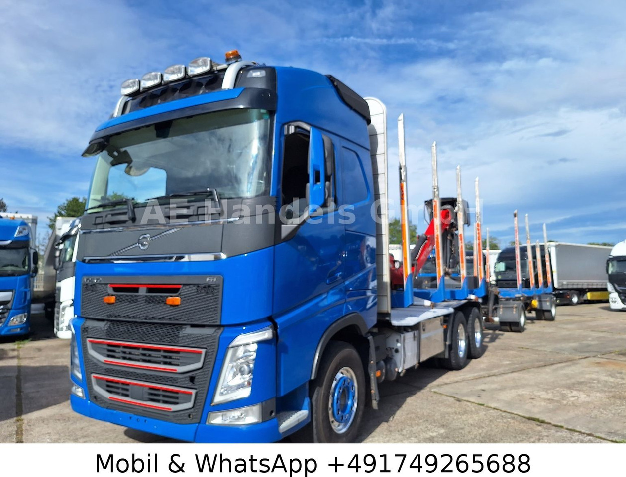 Volvo FH 540 Globe BL 6x4 Palfinger M12L80 *Retarder - Houttransport, Kraanwagen: afbeelding 2 Volvo FH 540 Globe BL 6x4 Palfinger M12L80 *Retarder - Houttransport, Kraanwagen: afbeelding 2
