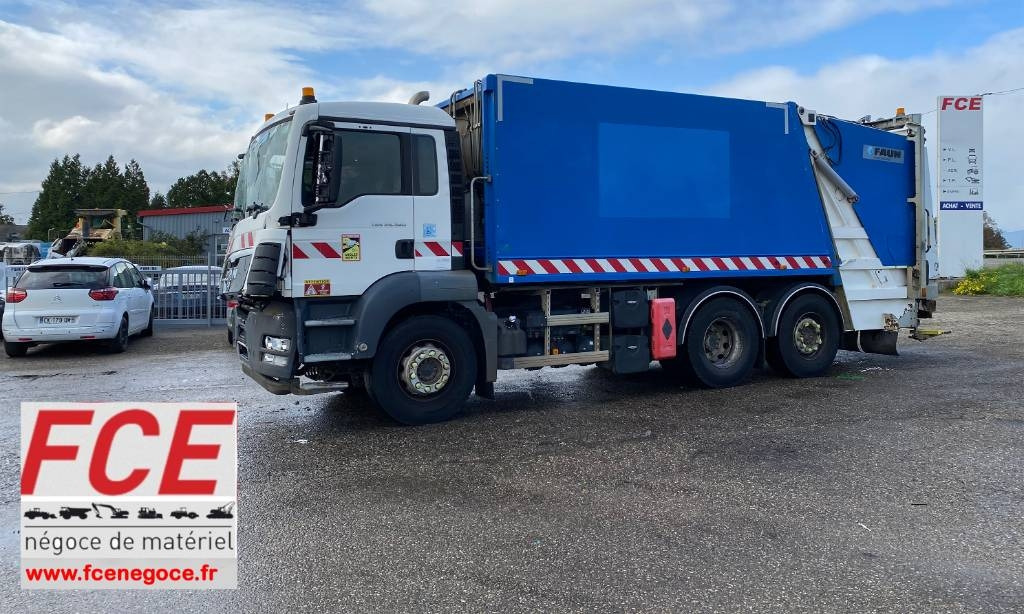 MAN TGS 26.360-6x2 FAUN VR5Z/ZÖLLER endommagé - Vuilniswagen: afbeelding 1 MAN TGS 26.360-6x2 FAUN VR5Z/ZÖLLER endommagé - Vuilniswagen: afbeelding 1
