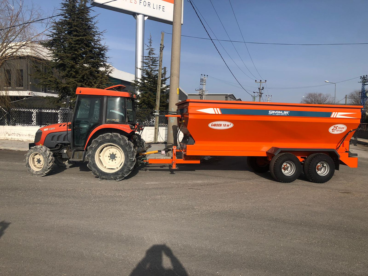 SAYGINLAR GARDEN 10 TON - Mestverspreider: afbeelding 5 SAYGINLAR GARDEN 10 TON - Mestverspreider: afbeelding 5