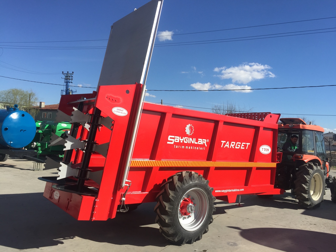 TARGET 10 TON HYDRAULIC PUSH MANURE SPREADER - Mestverspreider: afbeelding 5 TARGET 10 TON HYDRAULIC PUSH MANURE SPREADER - Mestverspreider: afbeelding 5
