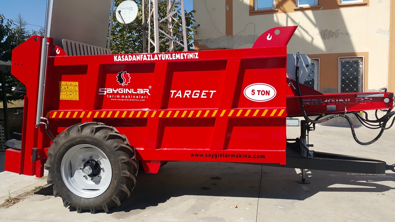 TARGET 5 TON HYDRAULIC PUSH MANURE SPREADER - Mestverspreider: afbeelding 4 TARGET 5 TON HYDRAULIC PUSH MANURE SPREADER - Mestverspreider: afbeelding 4