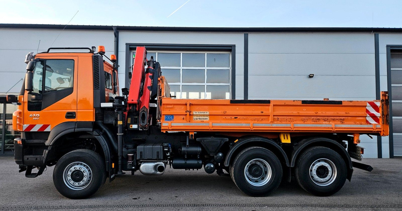 Iveco Trakker 410 6x4-4 EEV Palfinger PK12502 Funk - Kipper vrachtwagen, Kraanwagen: afbeelding 5 Iveco Trakker 410 6x4-4 EEV Palfinger PK12502 Funk - Kipper vrachtwagen, Kraanwagen: afbeelding 5