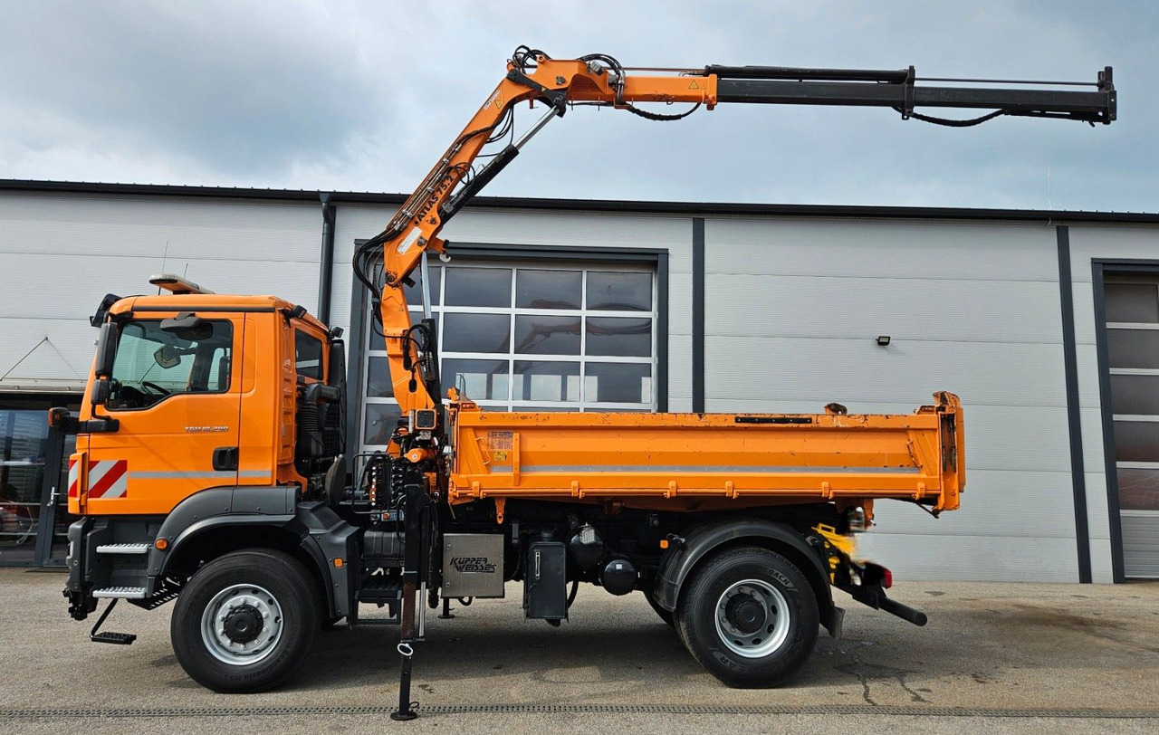 MAN TGM 18.290 4x4 Atlas 75.2 Kran Funk Euro6 - Kipper vrachtwagen, Kraanwagen: afbeelding 2 MAN TGM 18.290 4x4 Atlas 75.2 Kran Funk Euro6 - Kipper vrachtwagen, Kraanwagen: afbeelding 2