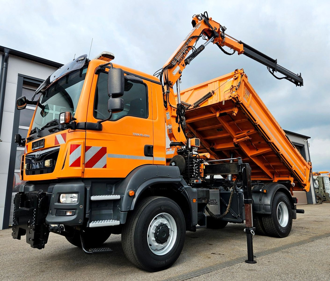 MAN TGM 18.290 4x4 Atlas 75.2 Kran Funk Euro6 - Kipper vrachtwagen, Kraanwagen: afbeelding 5 MAN TGM 18.290 4x4 Atlas 75.2 Kran Funk Euro6 - Kipper vrachtwagen, Kraanwagen: afbeelding 5