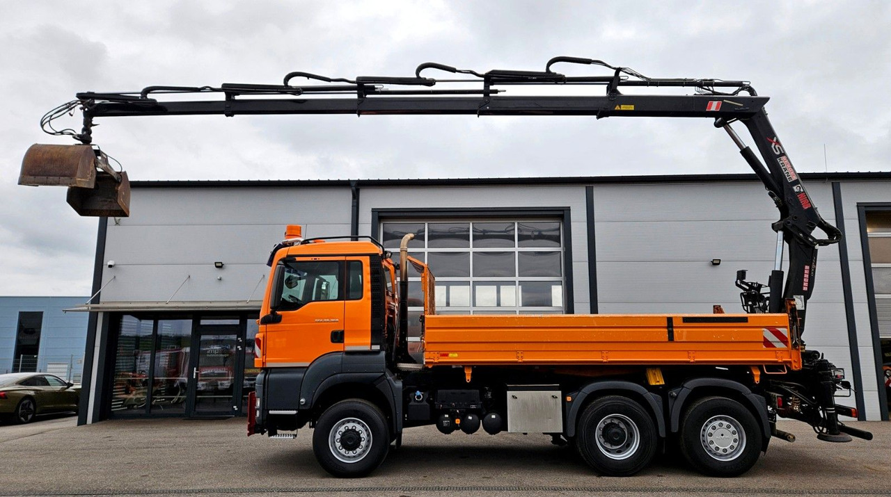 MAN TGS 28.360 6x4-4 HIAB 144E-4 Kran Euro5 - Kipper vrachtwagen, Kraanwagen: afbeelding 2 MAN TGS 28.360 6x4-4 HIAB 144E-4 Kran Euro5 - Kipper vrachtwagen, Kraanwagen: afbeelding 2