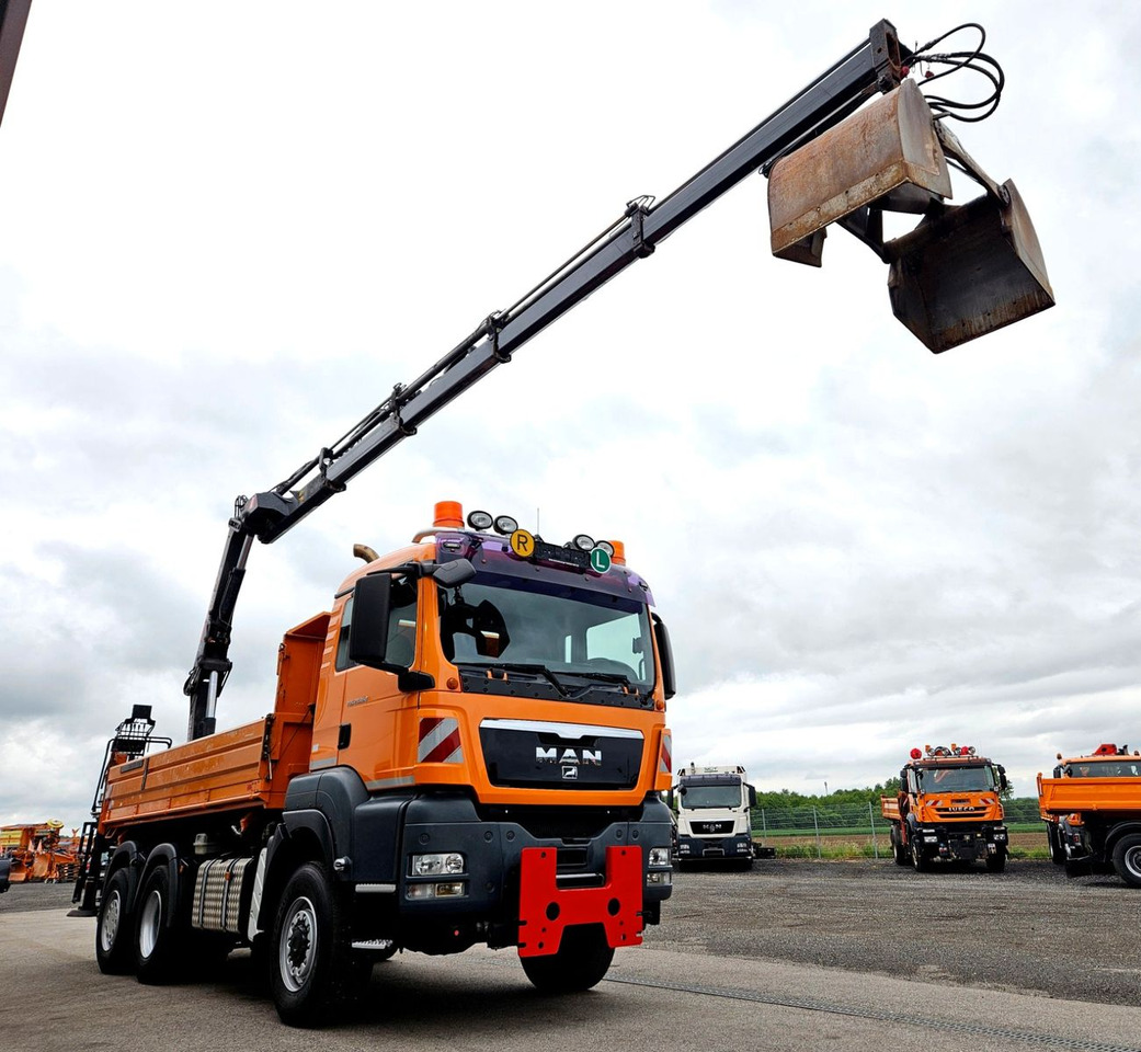 MAN TGS 28.360 6x4-4 HIAB 144E-4 Kran Euro5 - Kipper vrachtwagen, Kraanwagen: afbeelding 5 MAN TGS 28.360 6x4-4 HIAB 144E-4 Kran Euro5 - Kipper vrachtwagen, Kraanwagen: afbeelding 5
