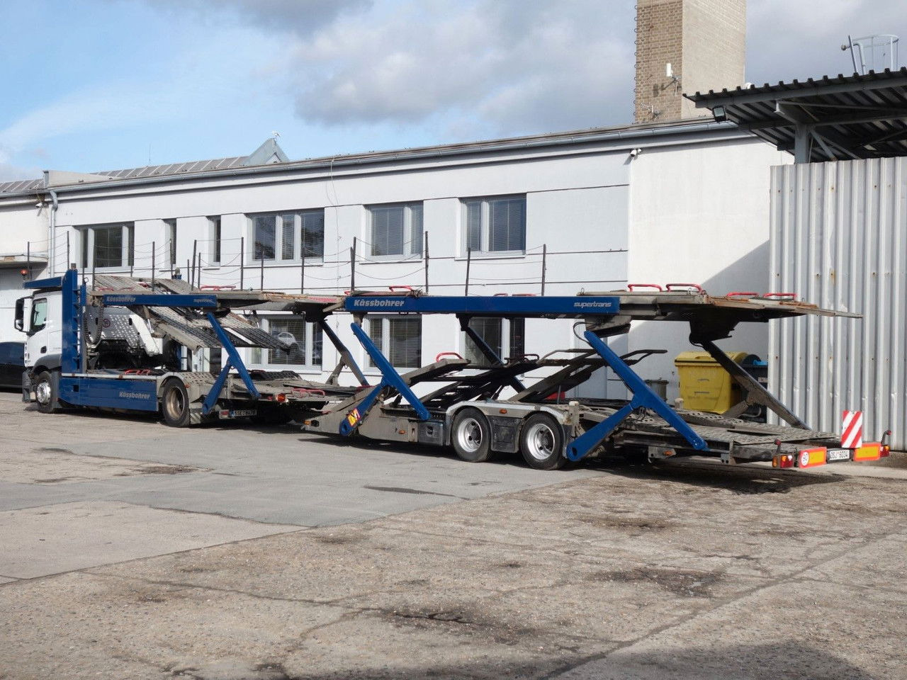 Mercedes-Benz Actros 1843 mit Kässbohrer Supertrans/Supertrans - Autovrachtwagen vrachtwagen: afbeelding 4 Mercedes-Benz Actros 1843 mit Kässbohrer Supertrans/Supertrans - Autovrachtwagen vrachtwagen: afbeelding 4