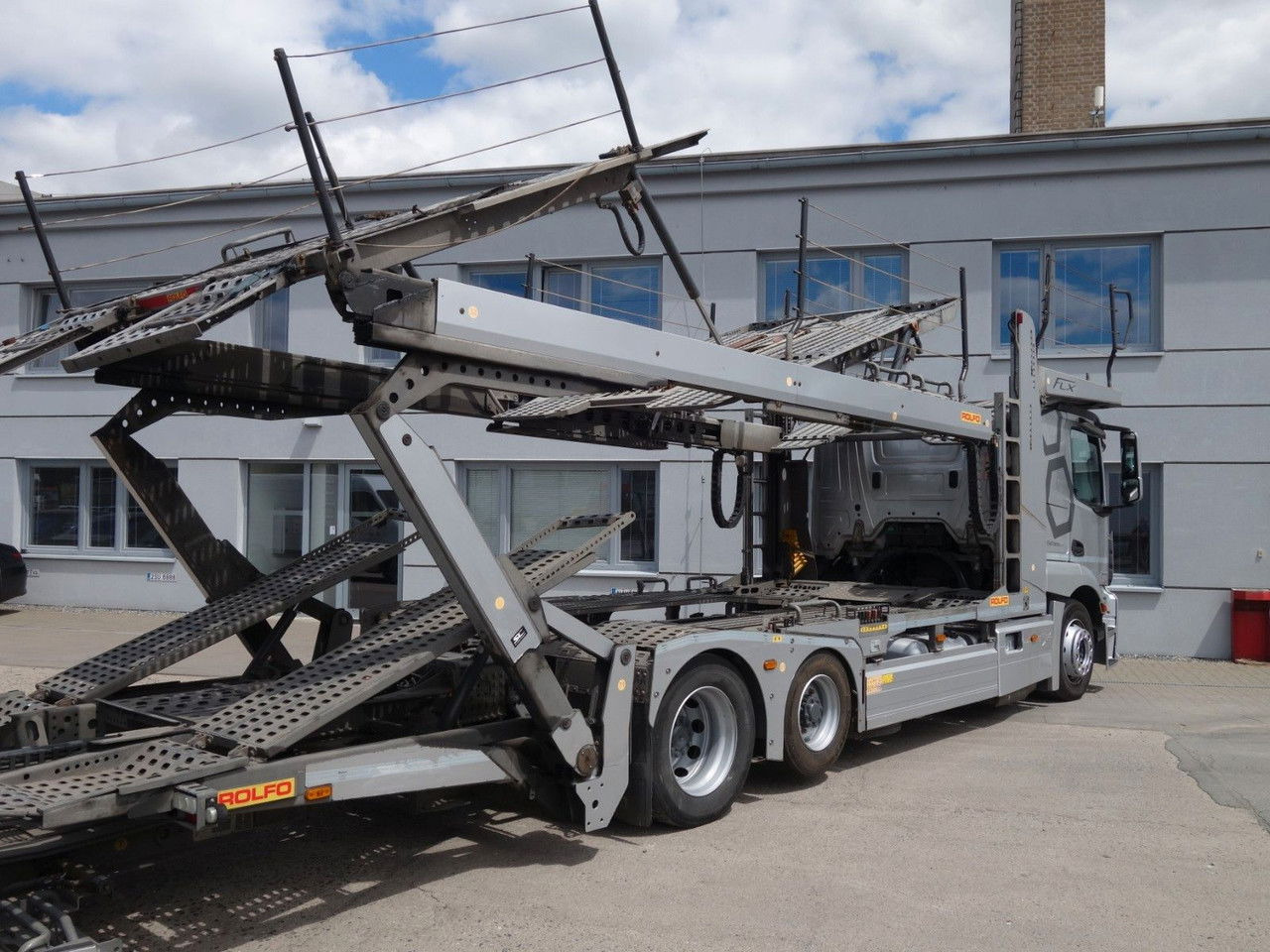 Mercedes-Benz Actros 2443 mit Rolfo FLX, Certifikation VDI - Autovrachtwagen vrachtwagen: afbeelding 5 Mercedes-Benz Actros 2443 mit Rolfo FLX, Certifikation VDI - Autovrachtwagen vrachtwagen: afbeelding 5