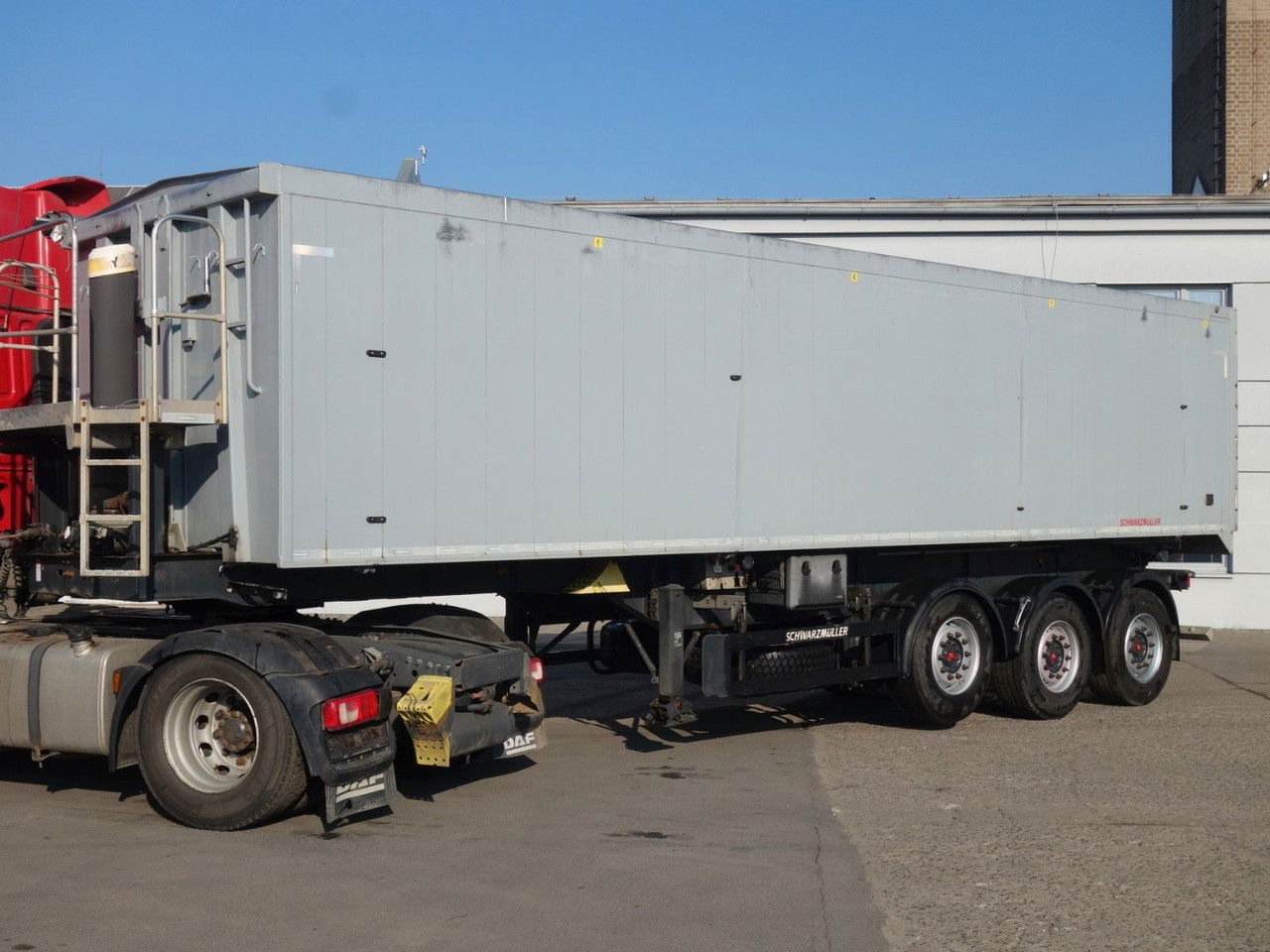 Schwarzmüller Alu Kipper, 50 cm3, Rollplane, Liftachse, SAF - Kipper oplegger: afbeelding 2 Schwarzmüller Alu Kipper, 50 cm3, Rollplane, Liftachse, SAF - Kipper oplegger: afbeelding 2