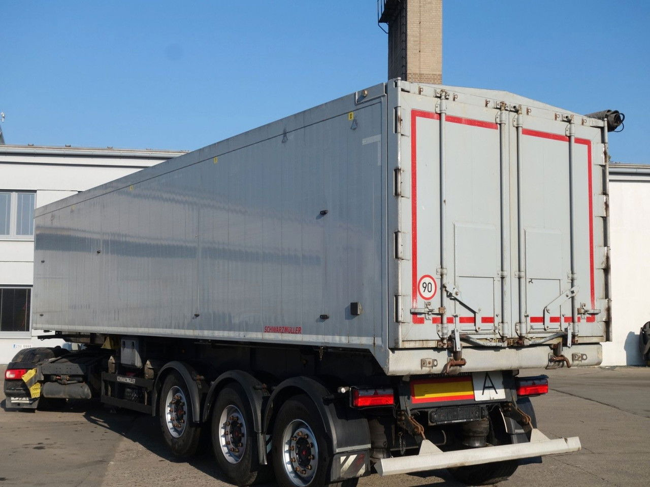 Schwarzmüller Alu Kipper, 50 cm3, Rollplane, Liftachse, SAF - Kipper oplegger: afbeelding 5 Schwarzmüller Alu Kipper, 50 cm3, Rollplane, Liftachse, SAF - Kipper oplegger: afbeelding 5