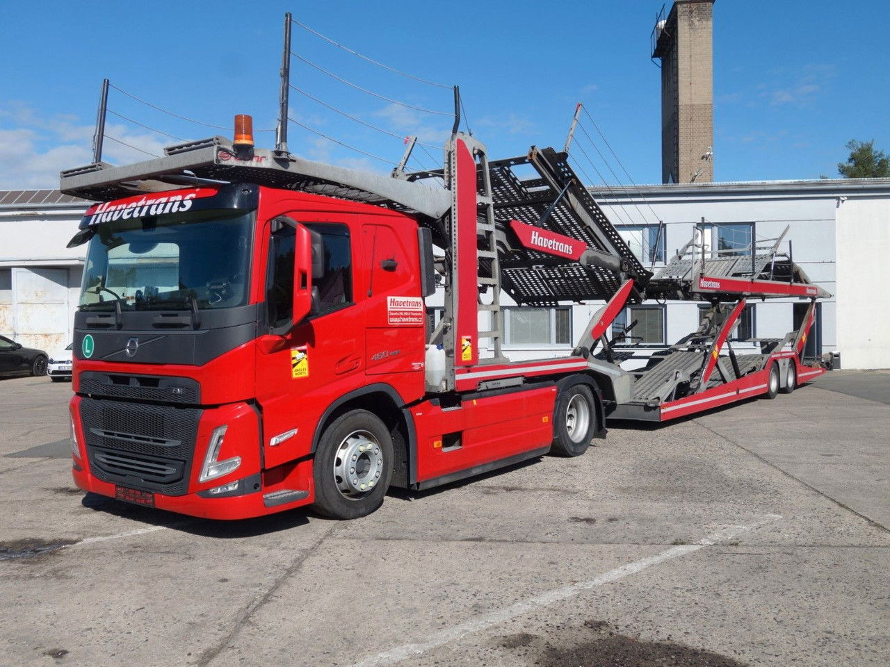 Volvo FM 13 460, mit Euro Lohr 2.53 Wxsyv2 - Autovrachtwagen vrachtwagen: afbeelding 1 Volvo FM 13 460, mit Euro Lohr 2.53 Wxsyv2 - Autovrachtwagen vrachtwagen: afbeelding 1