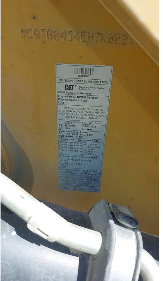 Graaflaadmachine CAT 434-07: afbeelding 8