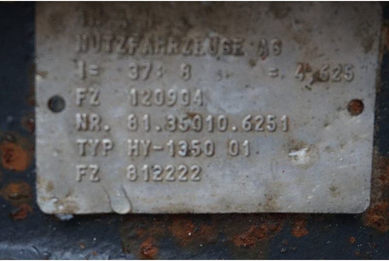 MAN HY-1350-01 37/8 - Achterass voor Vrachtwagen: afbeelding 4 MAN HY-1350-01 37/8 - Achterass voor Vrachtwagen: afbeelding 4