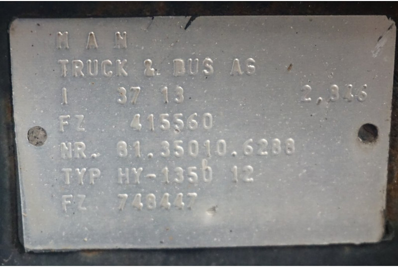 MAN HY-1350-12 37/13 - Achterass voor Vrachtwagen: afbeelding 4 MAN HY-1350-12 37/13 - Achterass voor Vrachtwagen: afbeelding 4