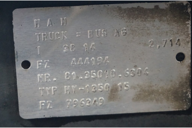 MAN HY-1350-15 38/14 - Achterass voor Vrachtwagen: afbeelding 4 MAN HY-1350-15 38/14 - Achterass voor Vrachtwagen: afbeelding 4