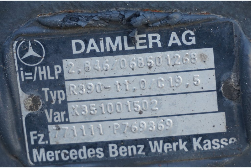 Mercedes-Benz R390-11/C-19.5 37/13 - Achterass voor Vrachtwagen: afbeelding 4 Mercedes-Benz R390-11/C-19.5 37/13 - Achterass voor Vrachtwagen: afbeelding 4
