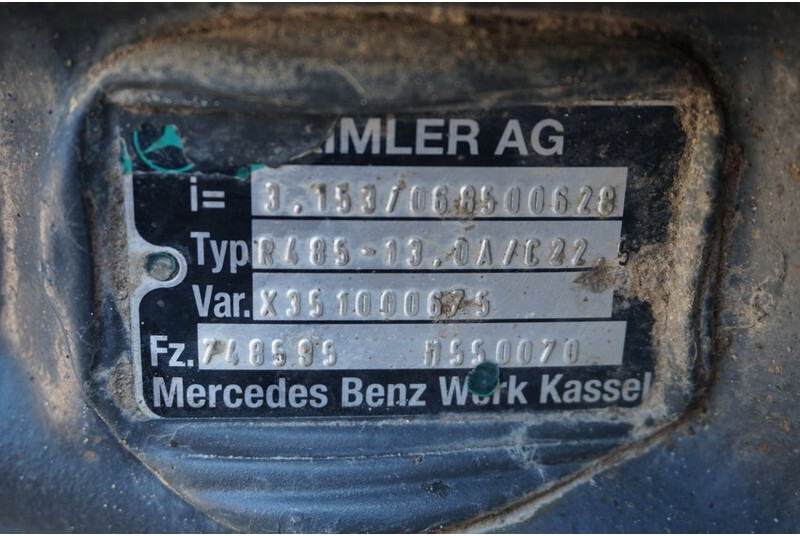 Mercedes-Benz R485-13A/C22.5 41/13 I=3.154 - Achterass voor Vrachtwagen: afbeelding 3 Mercedes-Benz R485-13A/C22.5 41/13 I=3.154 - Achterass voor Vrachtwagen: afbeelding 3
