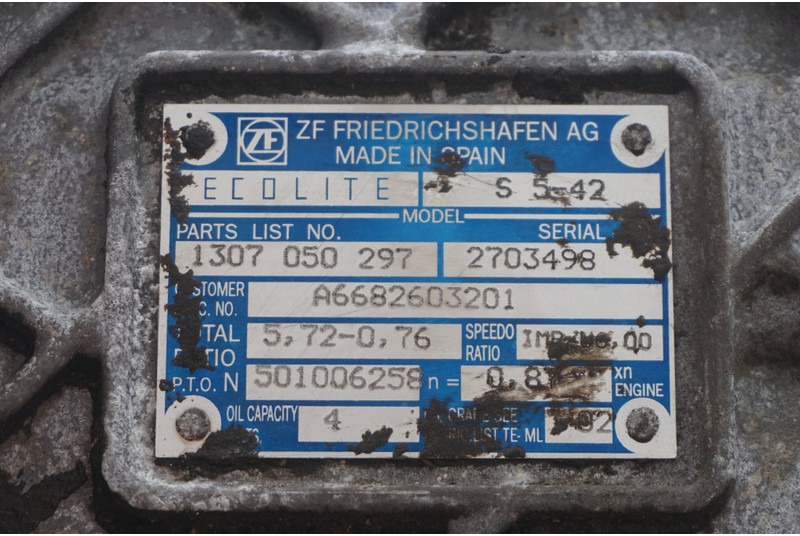 Mercedes-Benz S5-42 MERCEDES - Versnellingsbak voor Vrachtwagen: afbeelding 5 Mercedes-Benz S5-42 MERCEDES - Versnellingsbak voor Vrachtwagen: afbeelding 5
