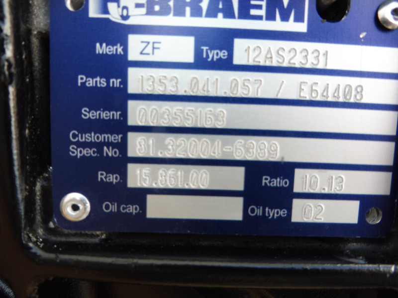 ZF 12AS2331TD INT3 - Versnellingsbak voor Vrachtwagen: afbeelding 5 ZF 12AS2331TD INT3 - Versnellingsbak voor Vrachtwagen: afbeelding 5