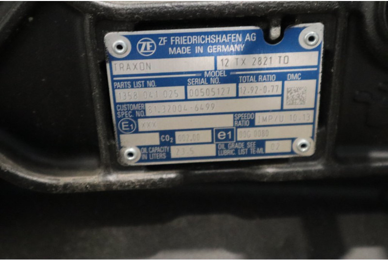 ZF 12TX2821OD+INT3 81.32004-6499 NEW - Versnellingsbak voor Vrachtwagen: afbeelding 5 ZF 12TX2821OD+INT3 81.32004-6499 NEW - Versnellingsbak voor Vrachtwagen: afbeelding 5