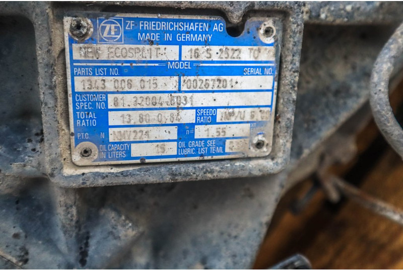 ZF 16S25220OD+NMV221 81.32004-6031 - Versnellingsbak voor Vrachtwagen: afbeelding 5 ZF 16S25220OD+NMV221 81.32004-6031 - Versnellingsbak voor Vrachtwagen: afbeelding 5