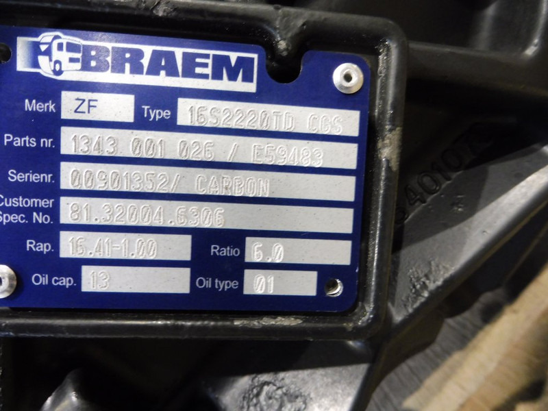 ZF 1S2220TO CGS CARBON - Versnellingsbak voor Vrachtwagen: afbeelding 5 ZF 1S2220TO CGS CARBON - Versnellingsbak voor Vrachtwagen: afbeelding 5