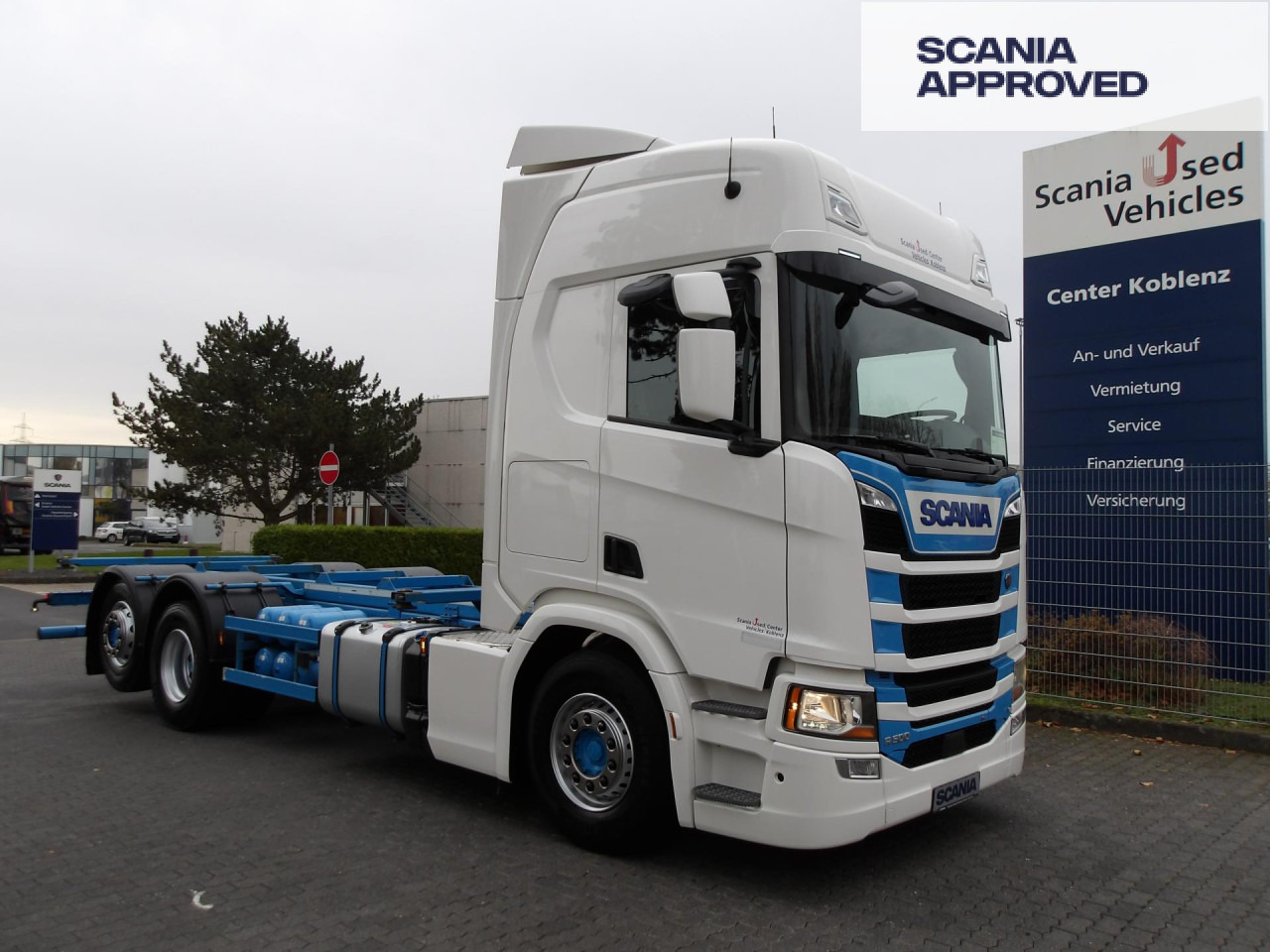 SCANIA R 500 - 6x2*4 - BDF 715-745 - 2x TANKs - SCR ONLY - Containertransporter/ Wissellaadbak vrachtwagen: afbeelding 1 SCANIA R 500 - 6x2*4 - BDF 715-745 - 2x TANKs - SCR ONLY - Containertransporter/ Wissellaadbak vrachtwagen: afbeelding 1