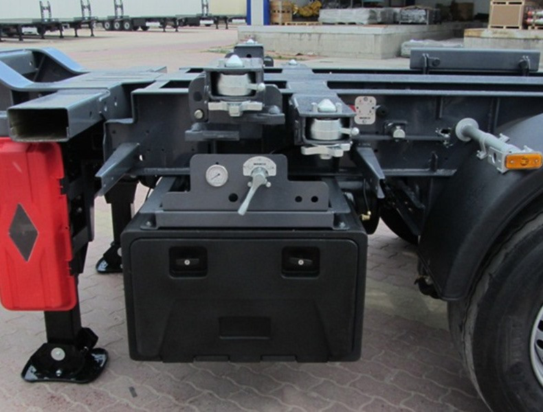 SERIN Telescopik Container Carrier Semi Trailer 1x20'/2x20'/1x30'/1x40'/1x45' - Containertransporter/ Wissellaadbak oplegger: afbeelding 3 SERIN Telescopik Container Carrier Semi Trailer 1x20'/2x20'/1x30'/1x40'/1x45' - Containertransporter/ Wissellaadbak oplegger: afbeelding 3