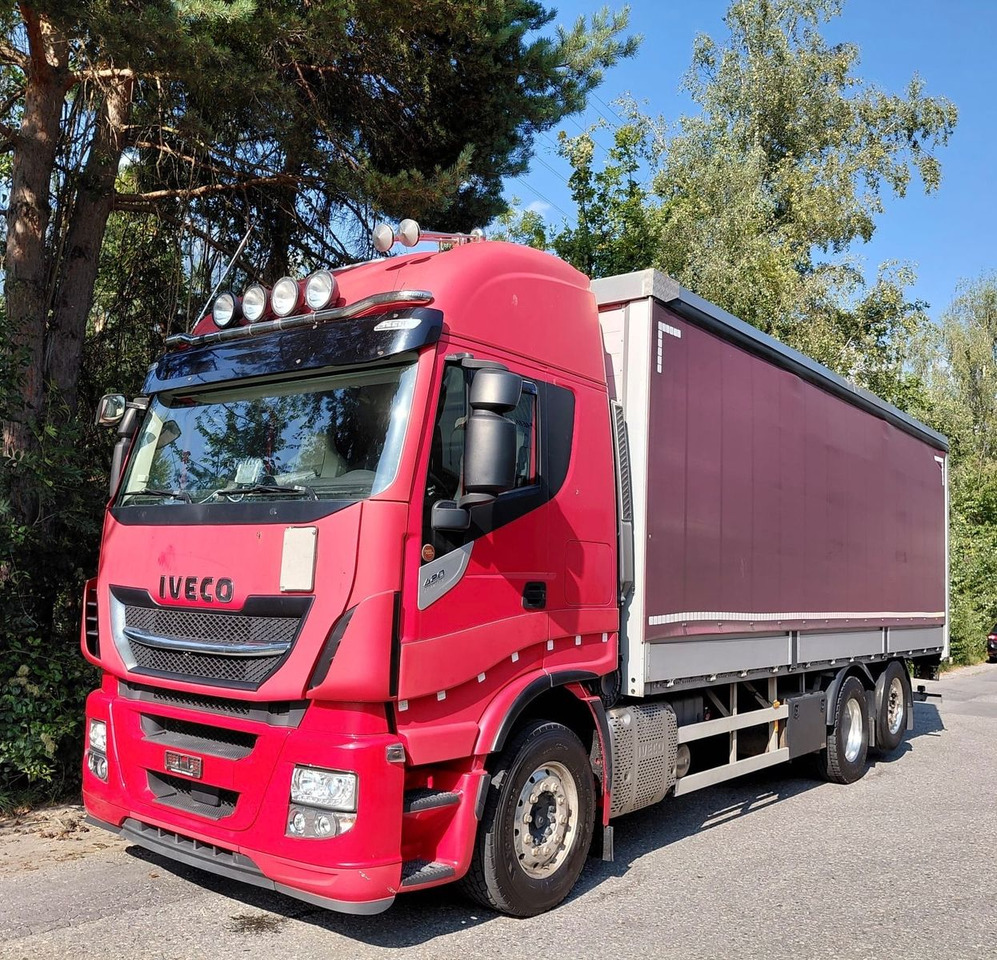 Iveco 260S42 Stralis, 6x2, Retarder, Euro 6, 7.80m box - Schuifzeilen vrachtwagen: afbeelding 3 Iveco 260S42 Stralis, 6x2, Retarder, Euro 6, 7.80m box - Schuifzeilen vrachtwagen: afbeelding 3