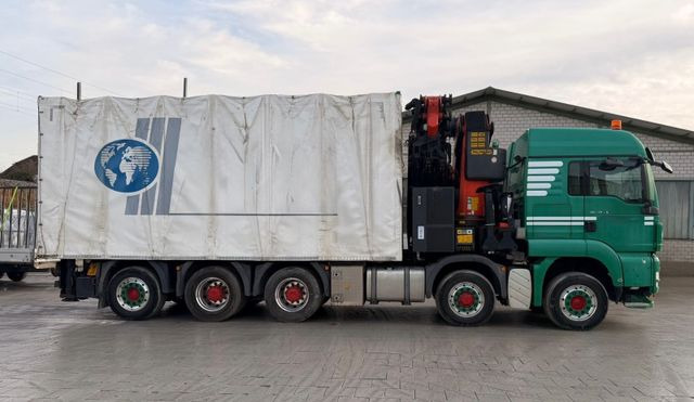 MAN TGS 35.480 10x6,E5,Palfinger PK92002+JIB+winch - Kraanwagen, Schuifzeilen vrachtwagen: afbeelding 3 MAN TGS 35.480 10x6,E5,Palfinger PK92002+JIB+winch - Kraanwagen, Schuifzeilen vrachtwagen: afbeelding 3