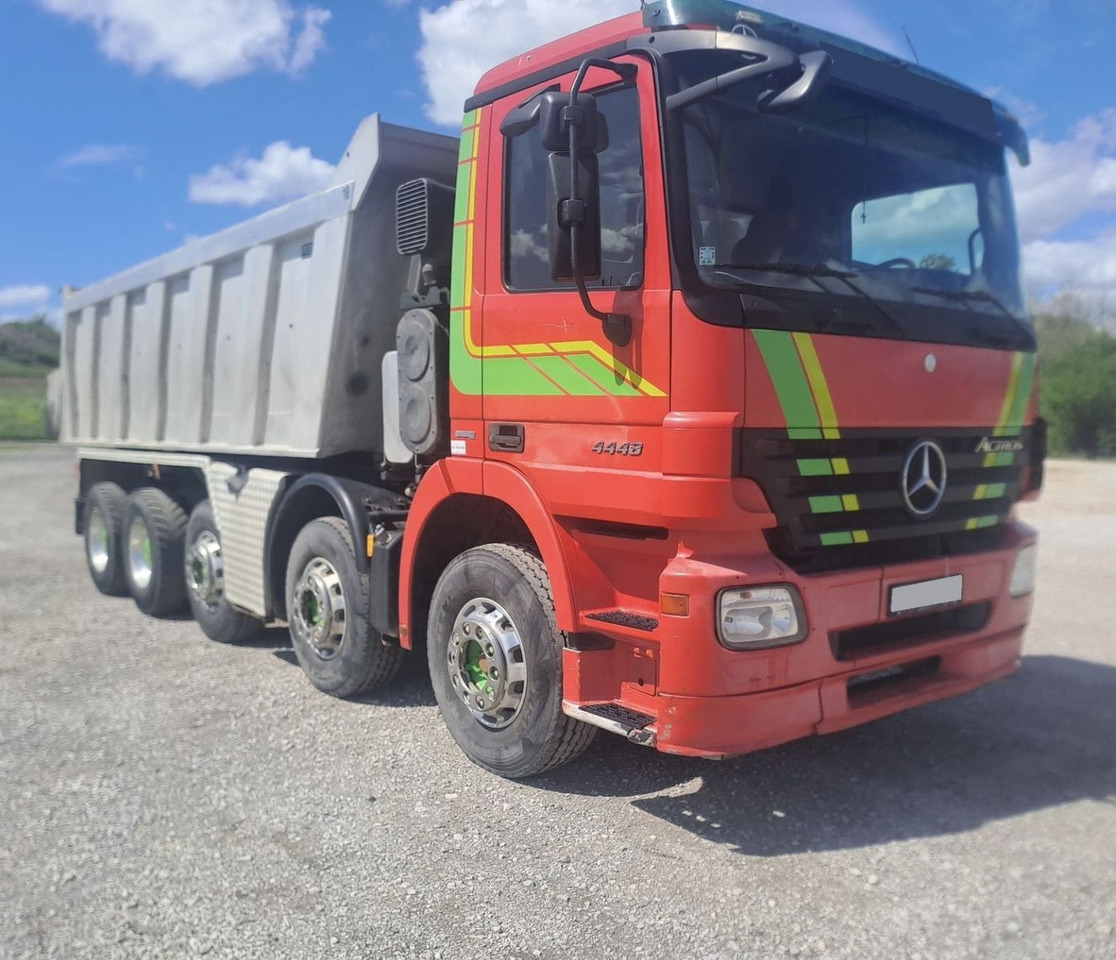 Mercedes-Benz Actros 4448 10x4, E5, EPS, MP-2, Retarder - Kipper vrachtwagen: afbeelding 1 Mercedes-Benz Actros 4448 10x4, E5, EPS, MP-2, Retarder - Kipper vrachtwagen: afbeelding 1